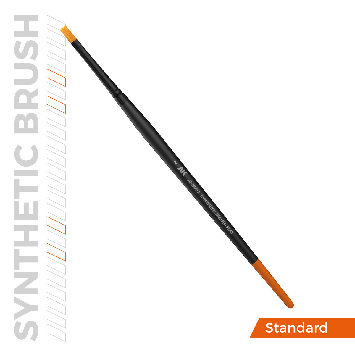 AKB002 - AK Synthetic Brush - Flat 2