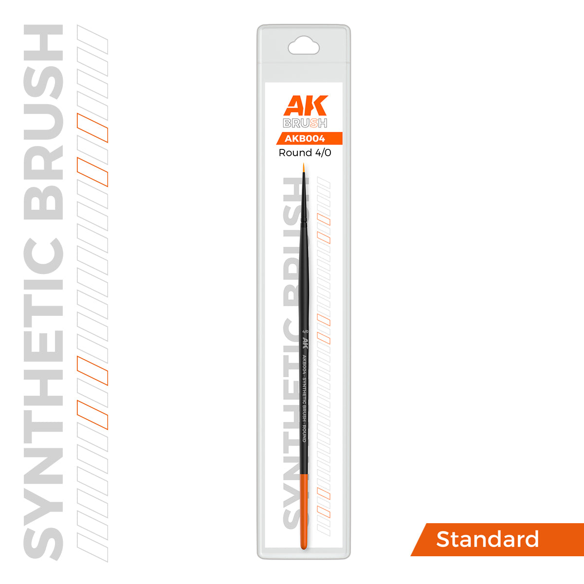 AKB004 - AK Synthetic Brush - Round 4/0