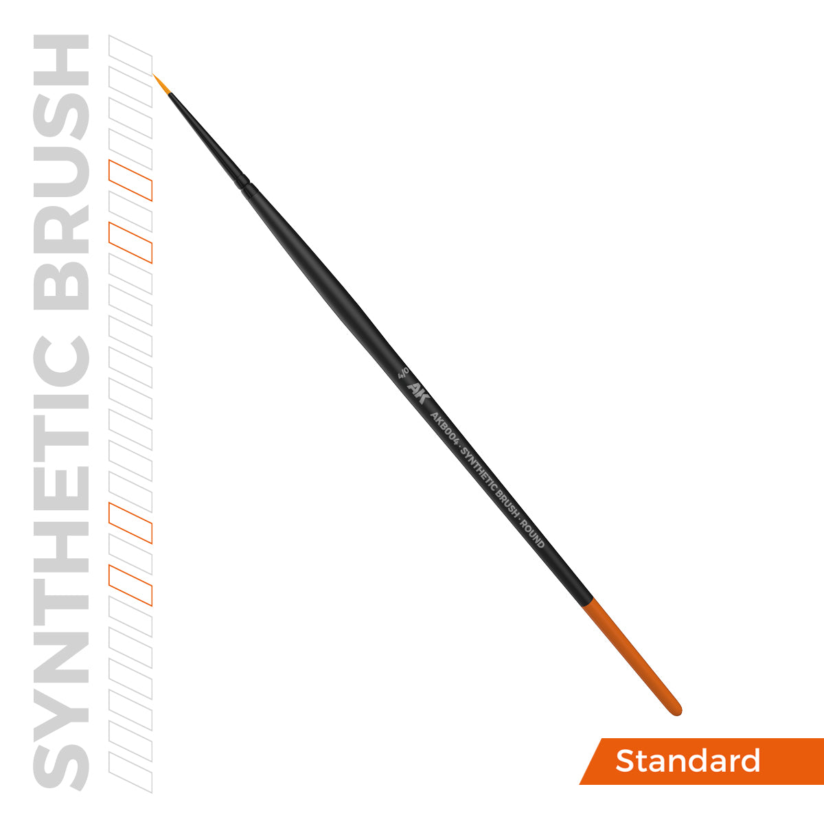 AKB004 - AK Synthetic Brush - Round 4/0