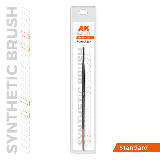 AKB006 - AK Synthetic Brush - Round 2/0