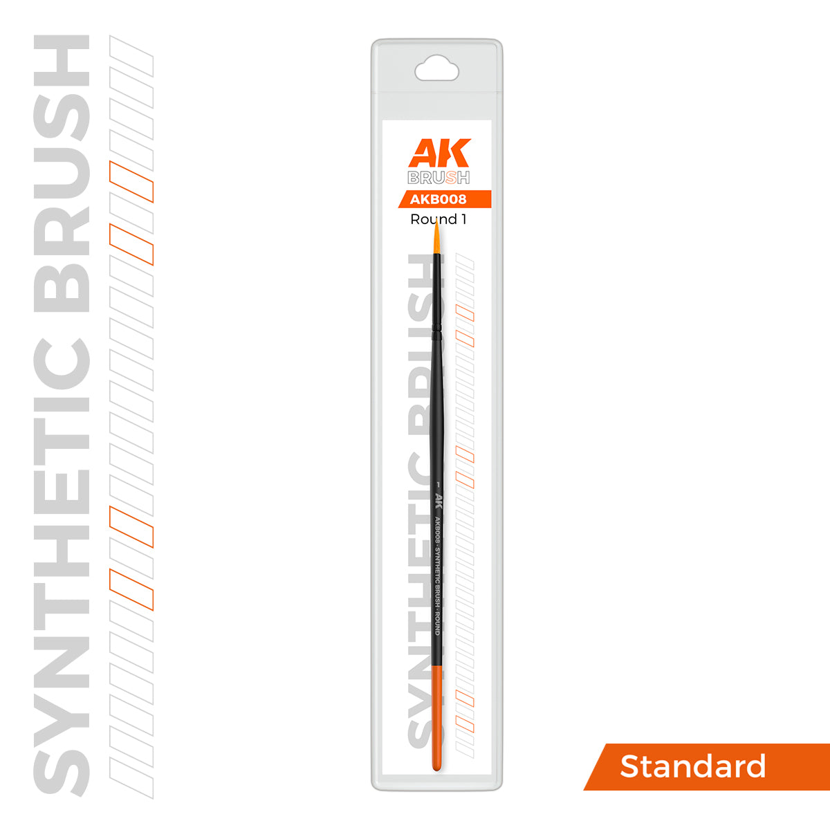 AKB008 - AK Synthetic Brush - Round 1