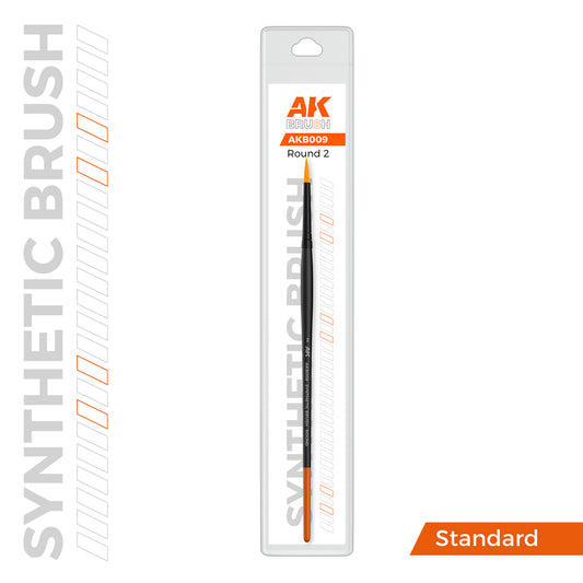 AKB009 - AK Synthetic Brush - Round 2