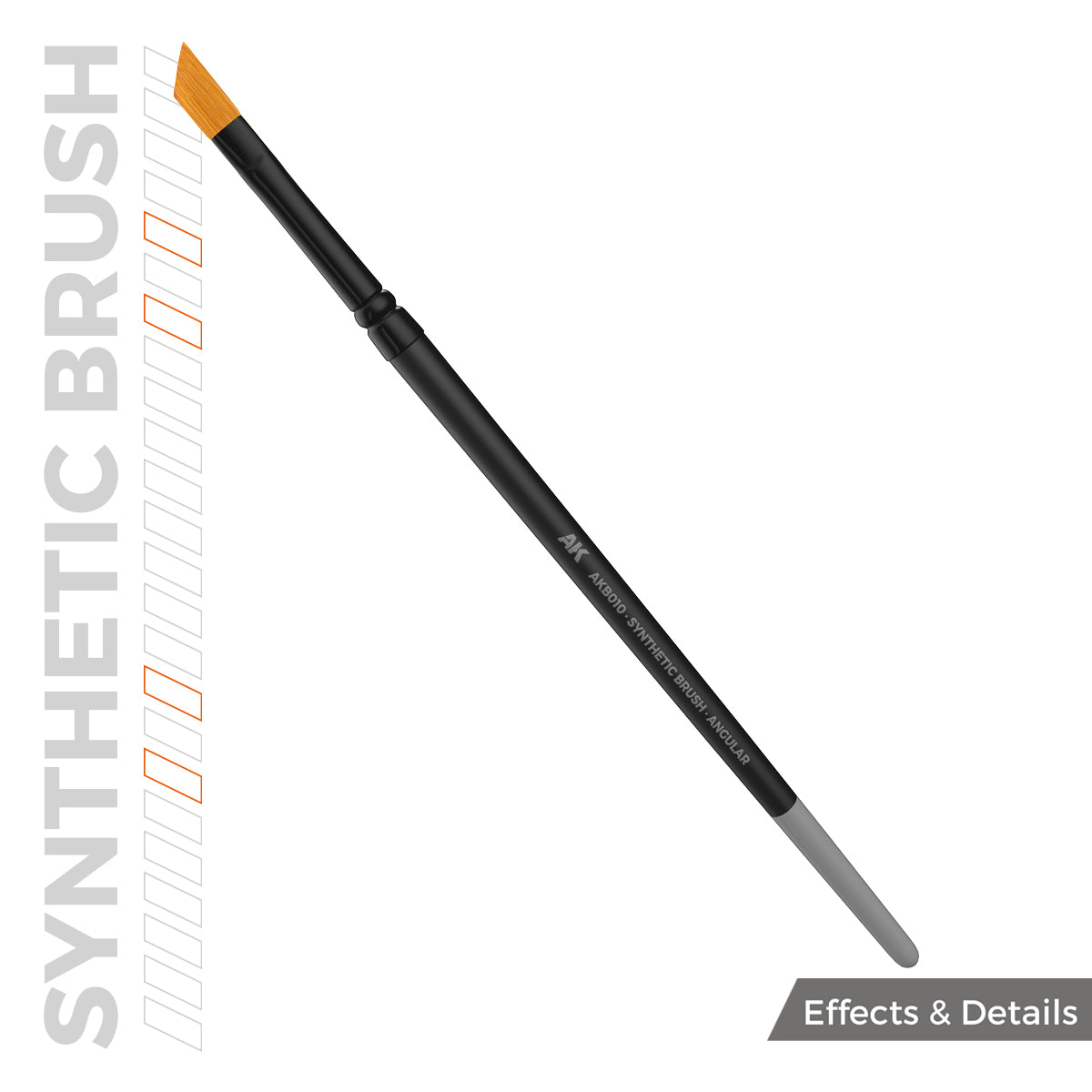AKB010 - AK Synthetic Brush - Angular
