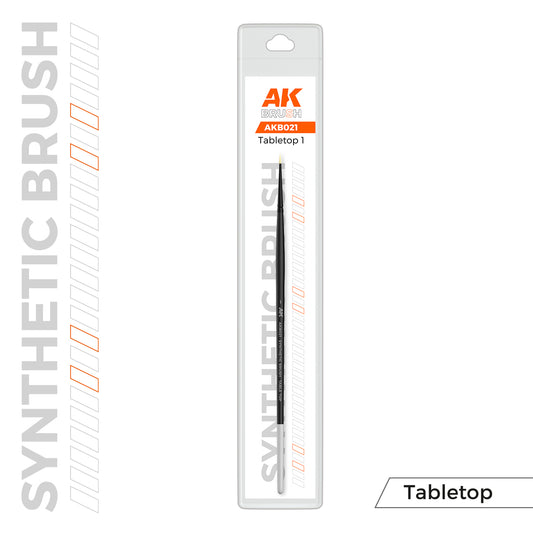 AKB021 - AK Synthetic Tabletop Brush - 1