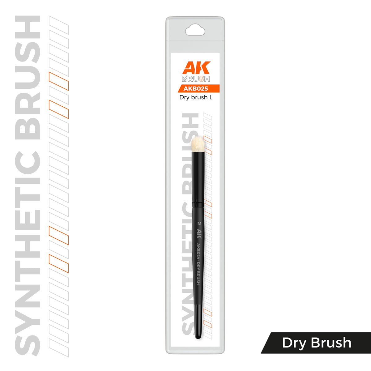 AKB025 - AK Synthetic Dry Brush - L
