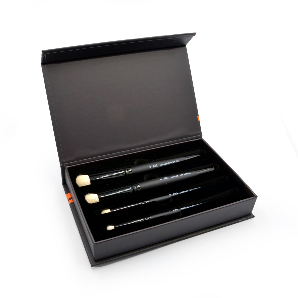 AKB103 - AK Synthetic Brush - Dry Brushes Set (4 Brushes) - 乾刷筆套組 (4支筆刷)