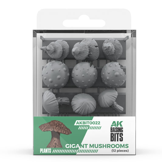 AKBIT0022 - Basing Bit - Plants - Gigant Mushrooms (12 Pieces) - 植物 - 巨型蘑菇