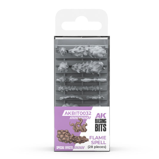 AKBIT0032 - Basing Bit - Special Effects - Flame Spell (28 Pieces) - 特效 - 火焰咒語