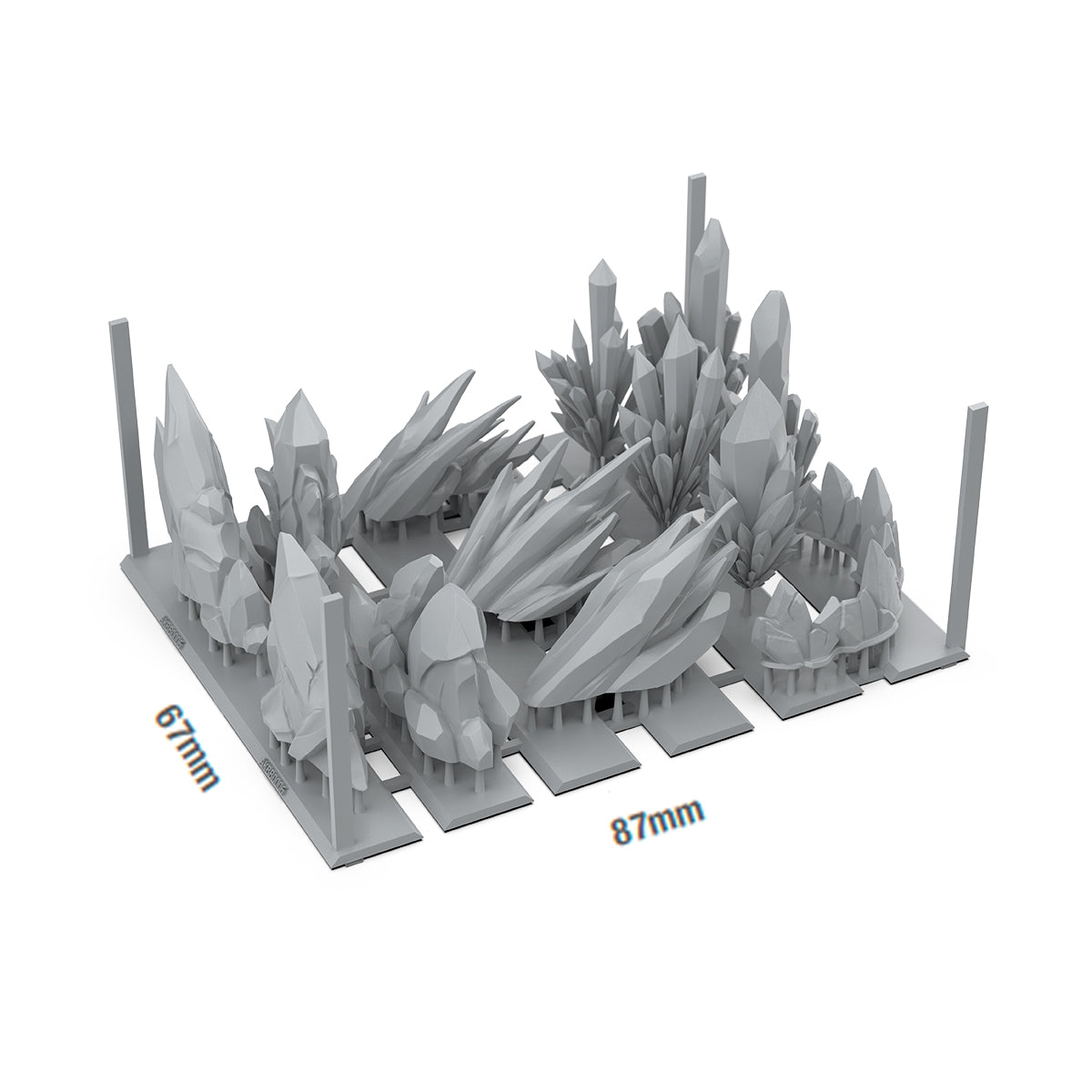AKBIT0034 - Basing Bit - Special Effects - Ice FX (34 Pieces) - 特效 - 冰晶特效
