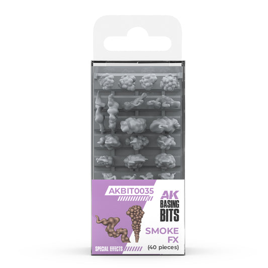 AKBIT0035 - Basing Bit - Special Effects - Smoke FX (35 Pieces) - 特效 - 煙霧特效