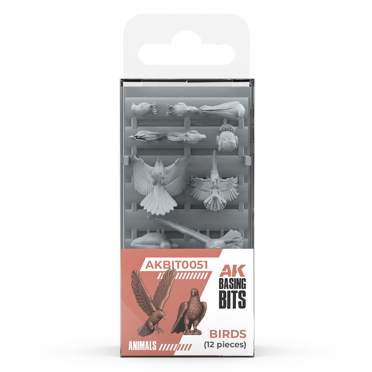 AKBIT0051 - Basing Bit - Animals - Birds (12 Pieces)