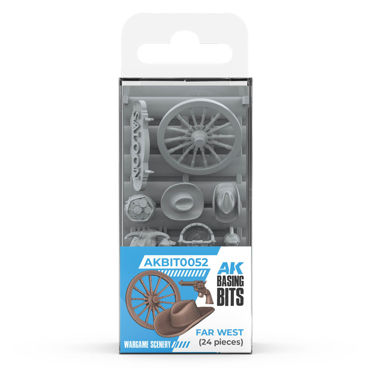 AKBIT0052 - Basing Bit - Wargame Scenery - Far West (24 Pieces)