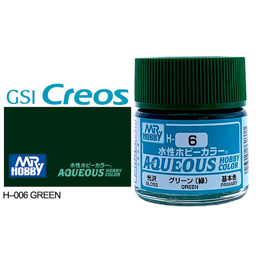 H006 - Aqueous Gloss Green - GSI/水性漆 綠色