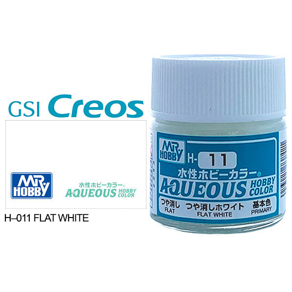 H011 - Aqueous Flat White - GSI/水性漆 消光白色