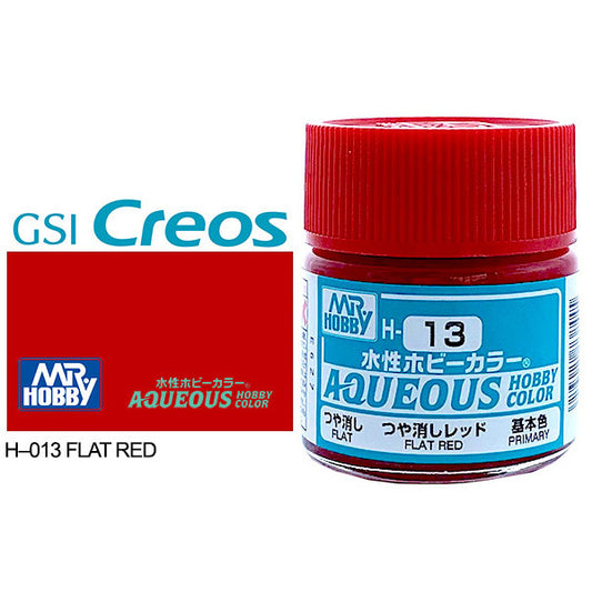 H013 - Aqueous Flat Red - GSI/水性漆 消光紅色