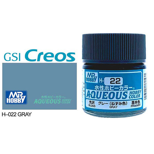 H022 - Aqueous Gloss Grey - GSI/水性漆 灰色