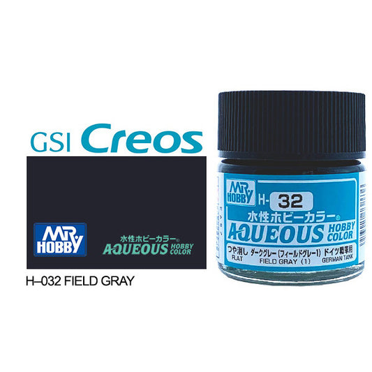 H032 - Aqueous Gloss Field Grey - GSI/水性漆 深灰色