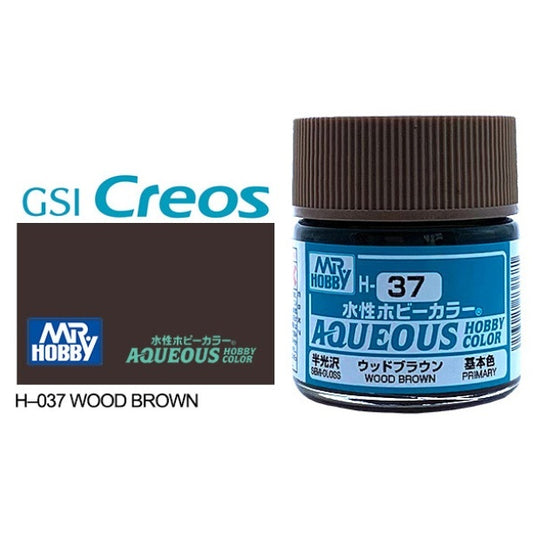 H037 - Aqueous Gloss Wood Brown - GSI/水性漆 木棕色