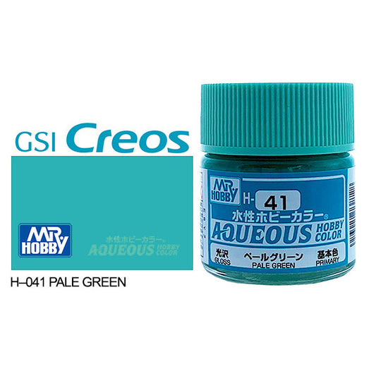 H041 - Aqueous Gloss Pale Green - GSI/水性漆 淡綠色