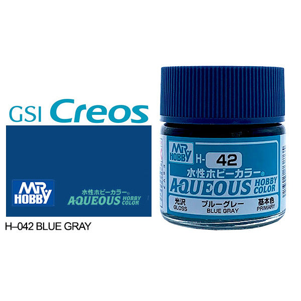 H042 - Aqueous Gloss Blue Grey - GSI/水性漆 藍灰色