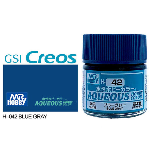 H042 - Aqueous Gloss Blue Grey - GSI/水性漆 藍灰色