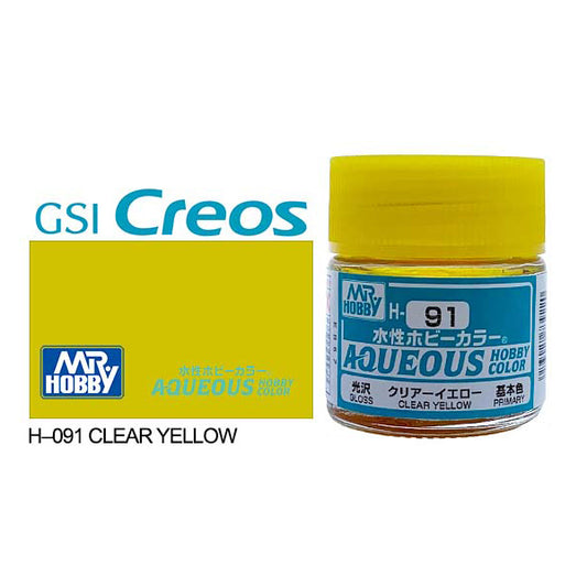 H091 - Aqueous Gloss Clear Yellow - GSI/水性漆 透明黃色