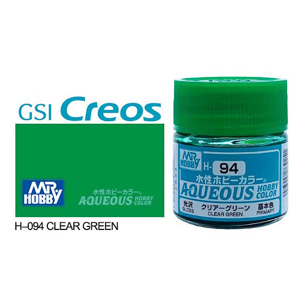 H094 - Aqueous Gloss Clear Green - GSI/水性漆 透明綠色