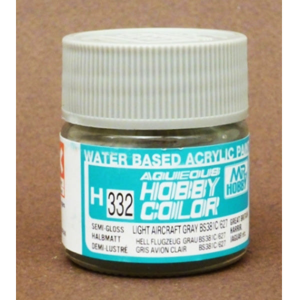 H332 - Aqueous Semi Gloss Light Air Grey - GSI/水性漆 BS381C/627 半光澤暗海灰色