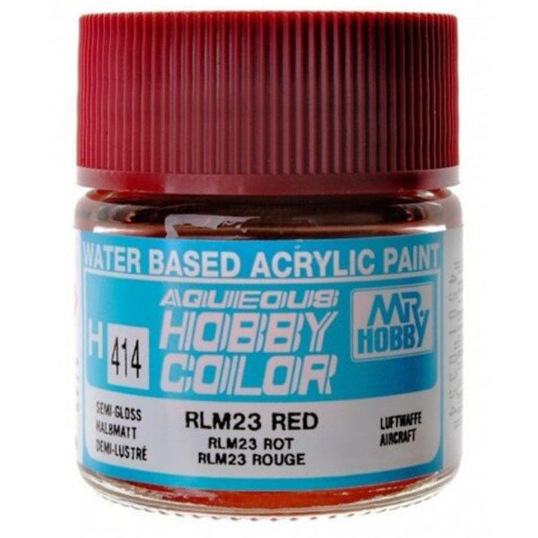 H414 - Aqueous Rlm 23 Red - GSI/水性漆 RLM23 半光澤紅色