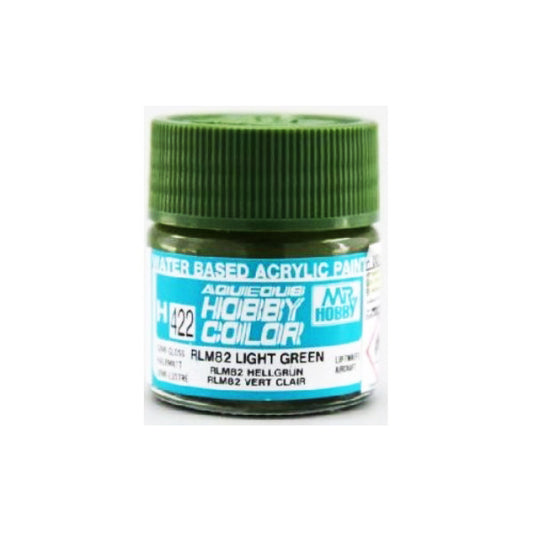 H422 - Aqueous Rlm 82 Light Green - GSI/水性漆 RLM82 半光澤亮綠色