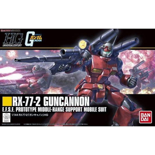 BANDAI HGUC#190 1/144 RX-77-2 GUNCANNON - 鋼加農