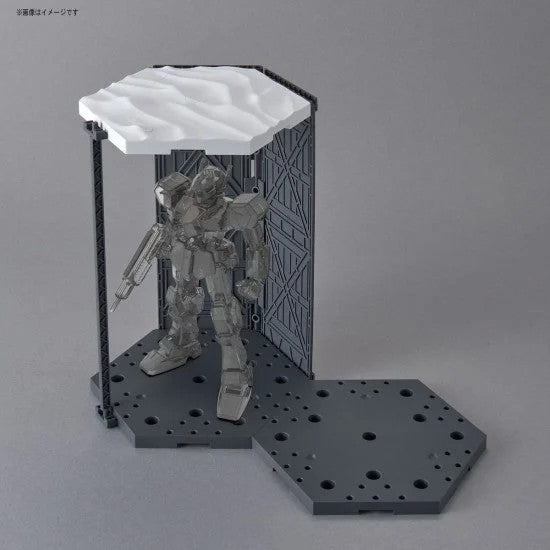 BANDAI Customize Scene Base Snowfield Ver - 改裝用場景台座 (雪原版本)
