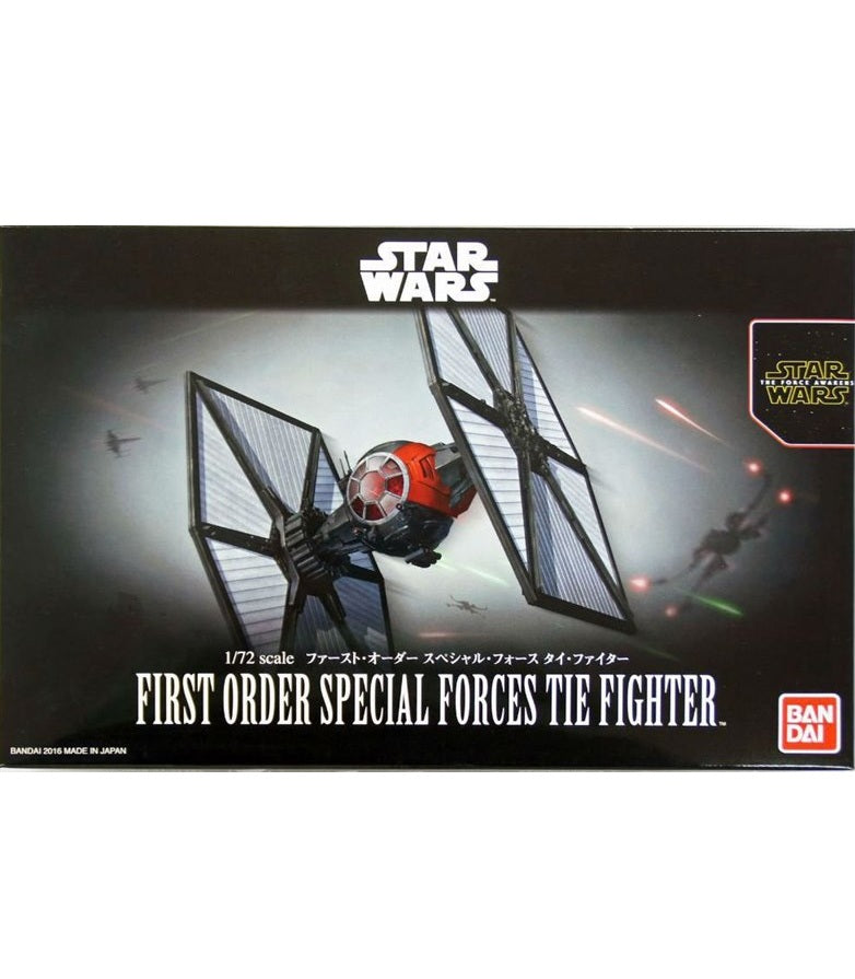 BANDAI 1/72 星際大戰 First Order SF TIE Fighter - 第一軍團特種部隊鈦戰機