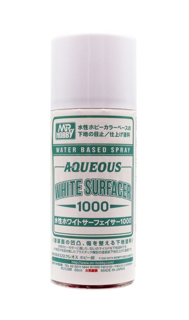 B612 - Aqueous White Surfacer 1000 Spray - GSI/水性白色表面處理噴漆