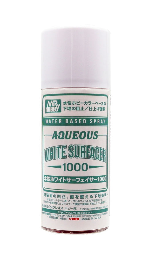 B612 - Aqueous White Surfacer 1000 Spray - GSI/水性白色表面處理噴漆
