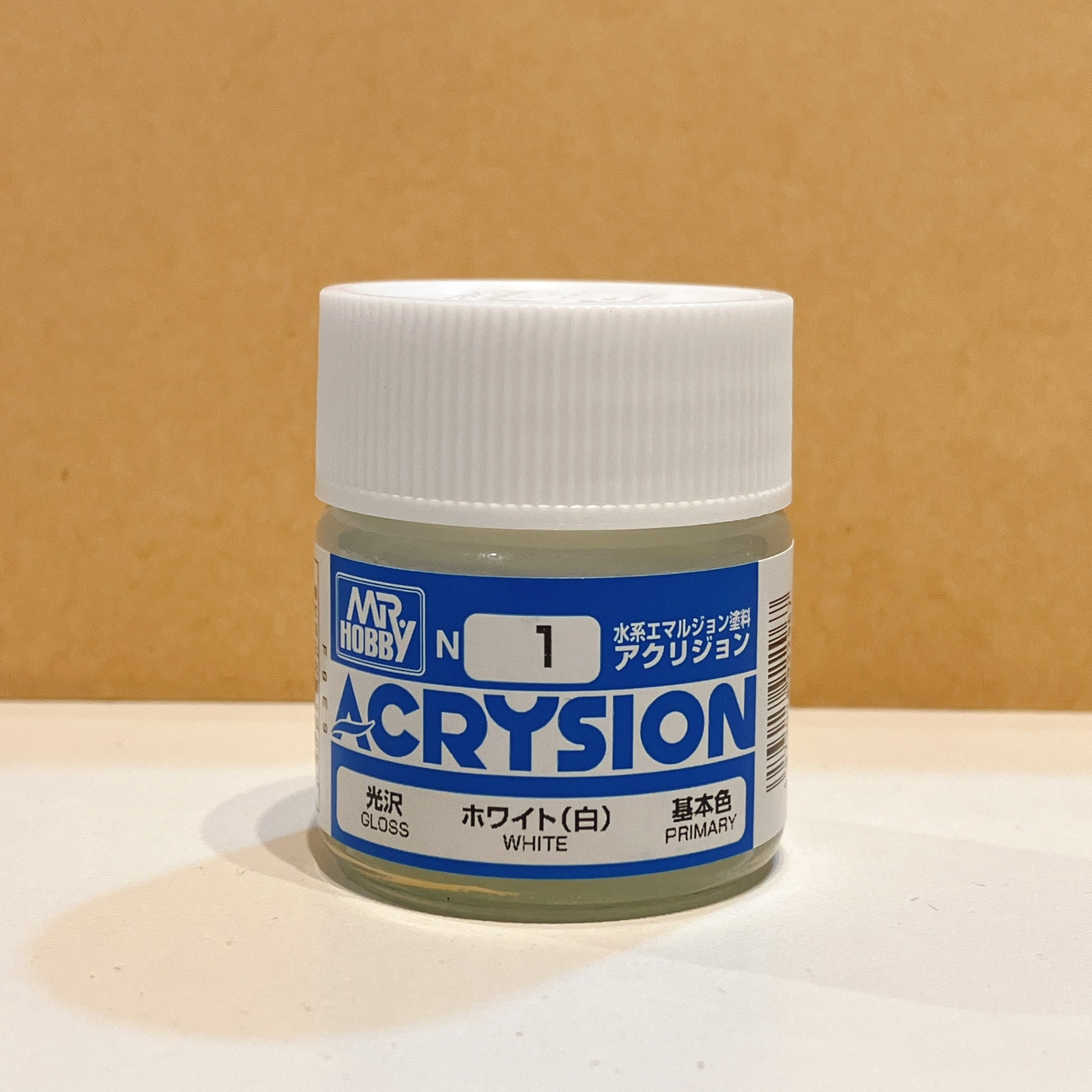 BN01 - Acrysion Base Color - White - GSI/環保水性漆 打底白色 – whitedragongaming