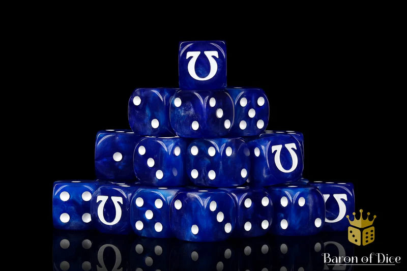 Baron of Dice - Omega - White (Round Corner) / x25 Dice / 奧米茄 - 白(圓角)