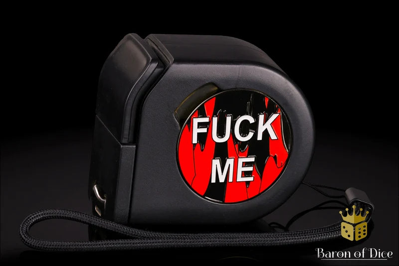 Baron of Dice - Wargaming Tape Measure / F**k Me / Red / 捲尺 - **骰 - 紅