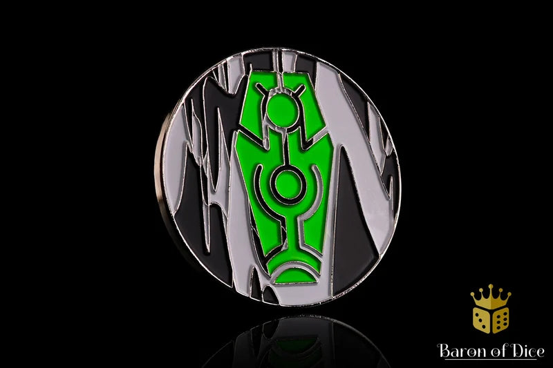 Baron of Dice - 40mm Coin / Green Coffin / 硬幣 - 綠棺