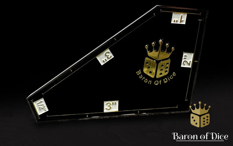 Baron of Dice - Metal Combat Gauge / Black Orc / 金屬測距尺 - 黑歐克