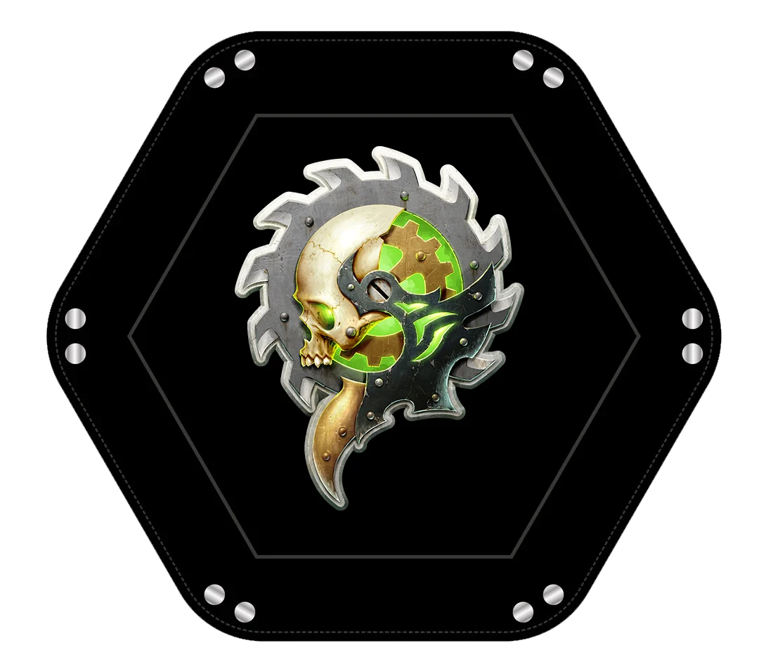 Baron of Dice - Premium Dice Tray / Officially Licensed Warmachine Cryx / 高級骰盤 - 奎克斯(Warmachine官方認證)