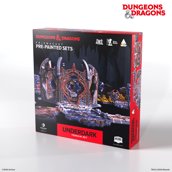 PRE-ORDER: Dungeons & Dragons© Underdark Pre-Painted Terrain Set