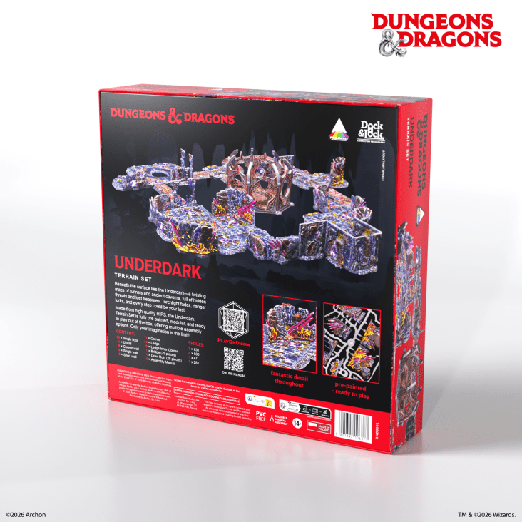 PRE-ORDER: Dungeons & Dragons© Underdark Pre-Painted Terrain Set