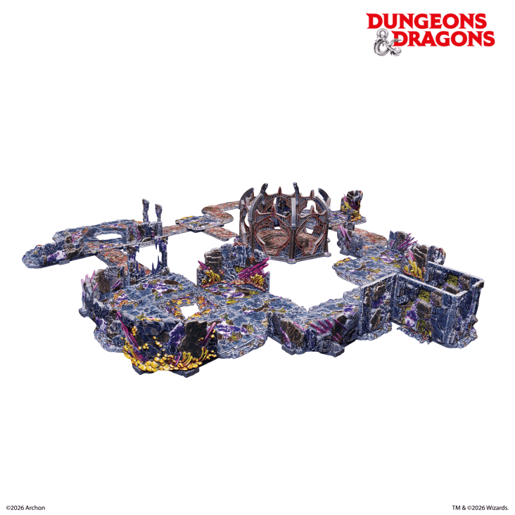 PRE-ORDER: Dungeons & Dragons© Underdark Pre-Painted Terrain Set
