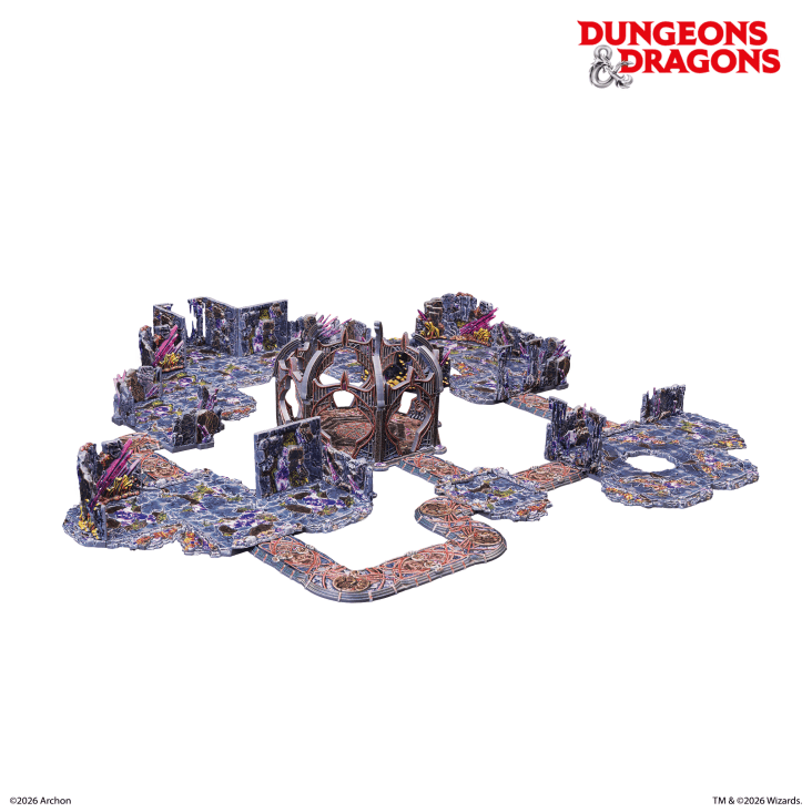 PRE-ORDER: Dungeons & Dragons© Underdark Pre-Painted Terrain Set