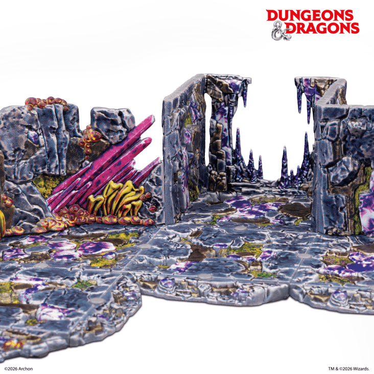 PRE-ORDER: Dungeons & Dragons© Underdark Pre-Painted Terrain Set