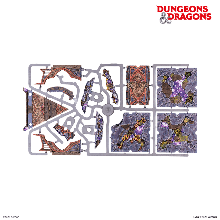 PRE-ORDER: Dungeons & Dragons© Underdark Pre-Painted Terrain Set