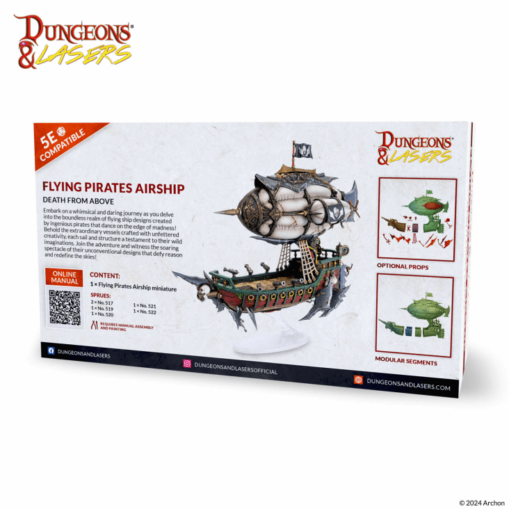 PRE-ORDER: Dungeons & Lasers: Flying Pirates Airship - 海盜飛空艇