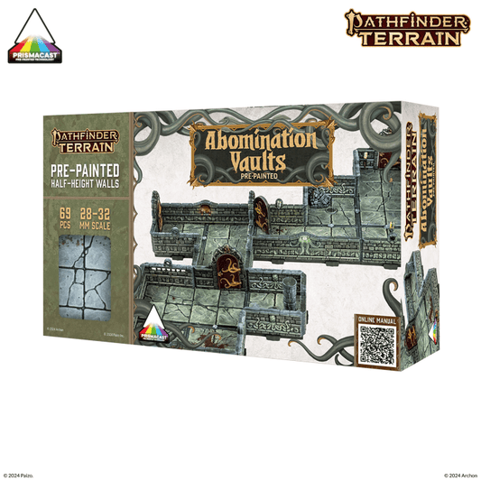 Dungeons & Lasers: Pathfinder Terrain: Abomination Vaults Pre-Painted Terrain - 尋路者地形: 憎惡地窖 預塗地形