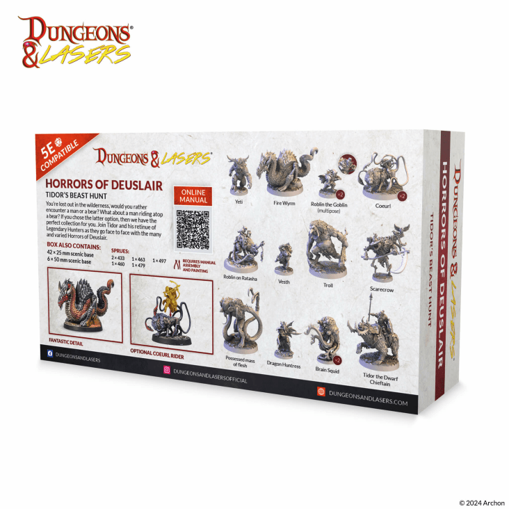 PRE-ORDER: Dungeons & Lasers: Horrors of Deuslair - Deuslair的可怖